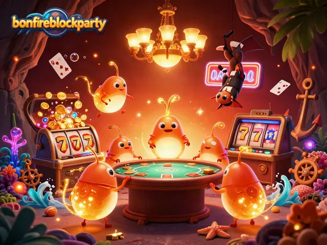 Engage in thrilling gaming at bonfireblockparty with glowing casino glowworms and lively action.